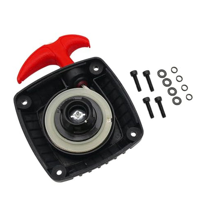 32CC 35CC 36CC Engine Easy-Start Dustproof Pull Starter (Red) | for 1/5 HPI ROFUN ROVAN KM Baja LT FG GoPed RedCat Rc Parts - color: Red