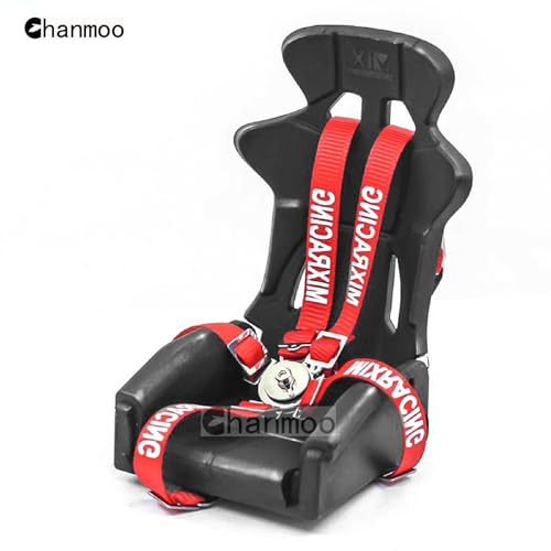 1/10 RC Crawler Car Toy Seats Simulation Plastic Chair Accessories for 1:10 Scale RC Rock Crawler Buggy Truck Car Traxxas TRX4 Axial SCX10 90046 RC4WD D90 D110 TF2 Tamiya Gen8 2Pcs (Black A) - color: Black a