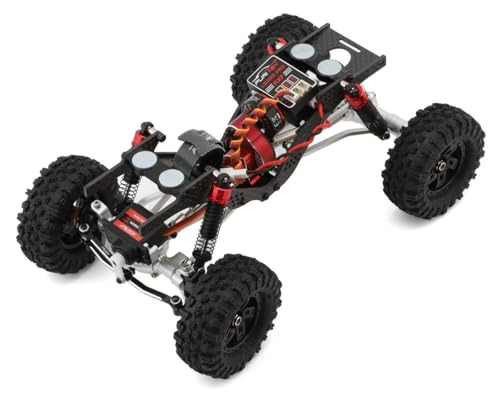 furitek Cayman PRO V2 4X4 Off Road 1/18 Premium RC Crawler RTR with ESC & BRUSHLESS Motor - Remote Control CAR, RC Rock Crawlers Toys for Adults (HELIDIRECT) (Orange - FUR-2519)