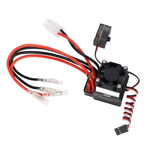 RC Brushed ESC, High Frequency Drive System with Multiple Safety Guard Brushed ESC for RC Car for 380 540 550 Brushed Motor