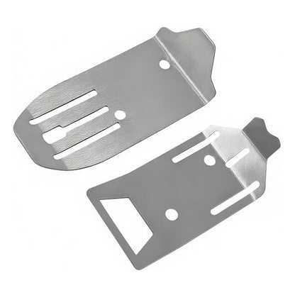 Stainless Steel Chassis Skid Plate Set for Granite Grom Typhon Grom Mega | Front,Rear,380,ARA2102,ARA2106,Protection,Upgrade Parts,Wear Resistant,Precision Fit,High Strength
