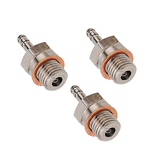 70117 Hot Spark Glow Plug No.4 N4 Platinum/Iridium Super Glow-Plug for RC HSP Nitro Engine Car Truck Buggy (Pack of 3)