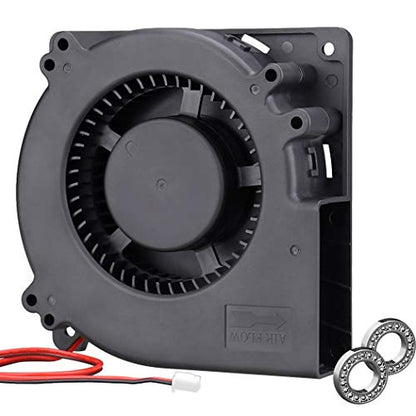 Wathai 120mm x 32mm Brushless Cooling Blower Fan 12V DC Centrifugal Fan | Dual Ball High CFM Replacement Fan for DIY Coolling or Inflatable - style: 120mm 12V 2Pin