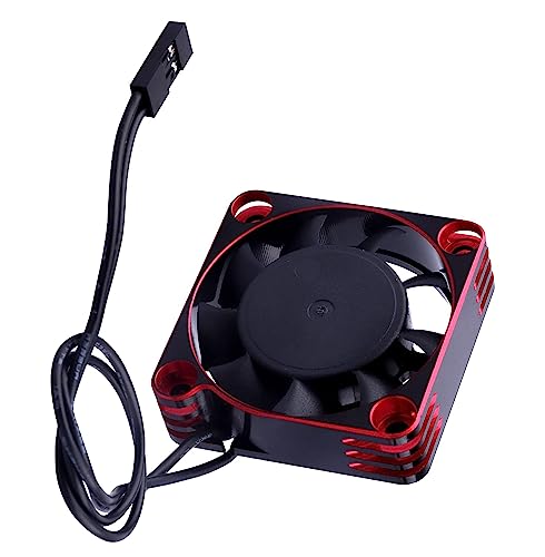 RC Motor Cooling Fan 40x40mm High Speed for ESC/Motor Heat Sink Replacement Red ESC Motor Fan