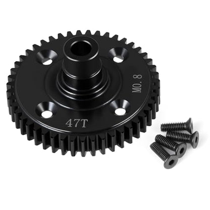 Steel Mod 0.8/32P 47T Center Diff Spur Gear for Tra-xxas Mini Maxx | WD Mini XRT VXL-3S Monster 1:16 Truck Upgrades