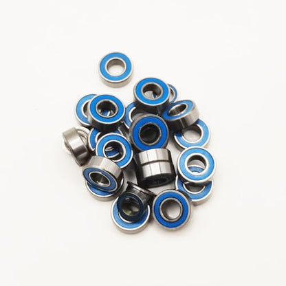 Ball Bearing Set 24pcs Chrome Steel Rubber Seals for 1/10 Tamiya MF-01X Upgrade Parts