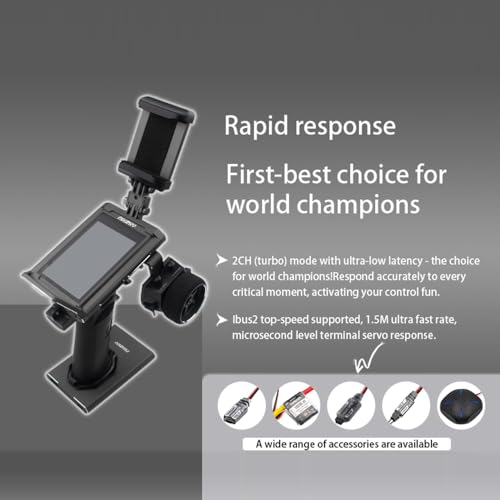 GoolRC Flysky Noble NB4 Pro+ 2.4GHz 18CH Radio Transmitter with FGr4B & FGr8B Receiver, 3.5 Inch IPS Touch Screen Remote Controller with Receiver for RC Car Boat