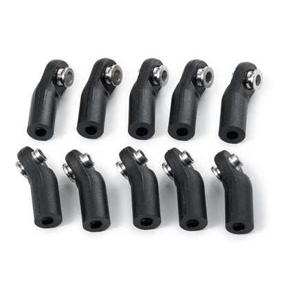 Plastic Link Rod End M4 Ball Joint Head, CW #C | Upgrades, For 1/10 Axial SCX10 TRX-4 D90, RC Car Truck Buggy Crawler - color: Cw #C