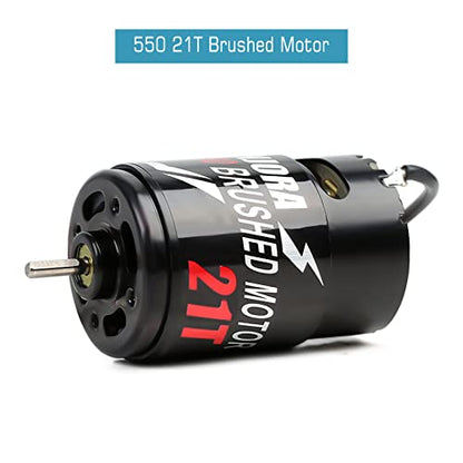 INJORA 550 Brushed Motor for Axial SCX10 AXI03007 JL 90046 TRX4 TRX6 (21T) - size: 21T