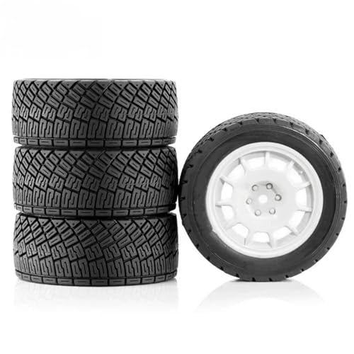 for 1/10 RC Model for Rally Car Upgrade Parts for Racing Tires 4PCS 78 * 30mm 12mm Adapter Decorative Spare Replace Models RC Replacement Parts