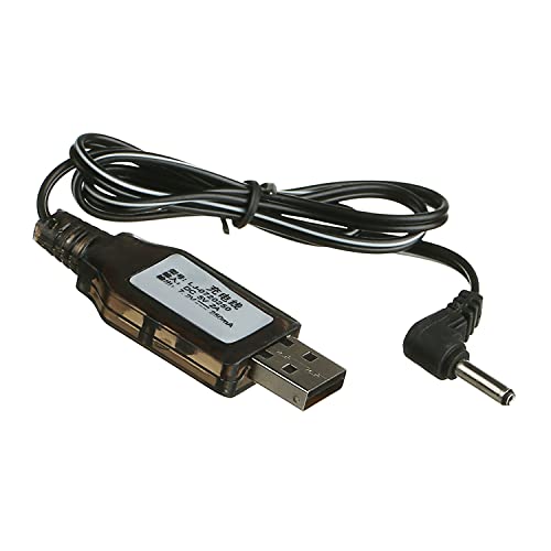 USB Charging Cable 3.5 mm DC Elbow for RC Car 7.2V 250mA Ni-MH Ni-CD Battery