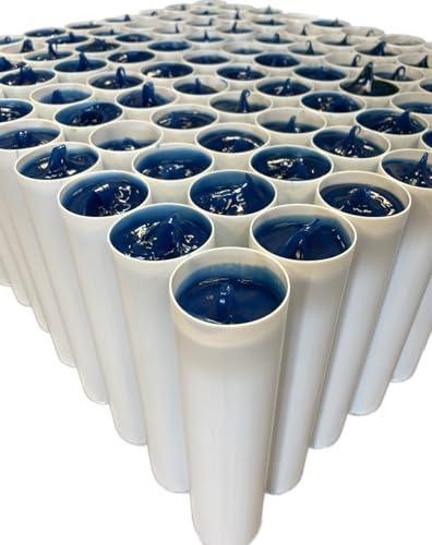 Republic Oil Blue High Temp #1 Grease 10x14oz Lithium Complex Multi-Purpose | Chassis | Wheel Bearing | Tacky | EP1 | Extreme Pressure | 5th Wheels | Agriculture | Construction - size: 10 x 14 oz Tubes