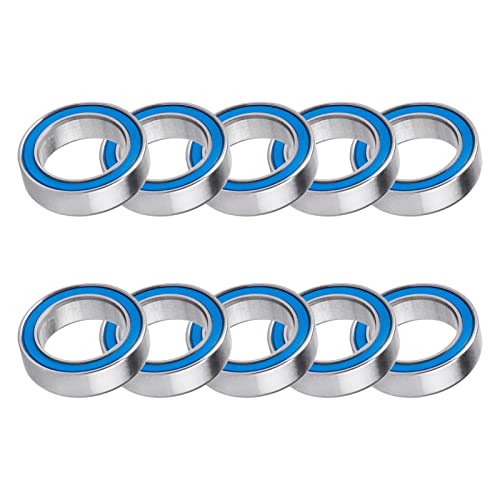 Professional RC Ball Bearings Double Rubber Sealed for Traxxas Arrma Axial Team Associated Losi Redcat Racing RC4WD Tamiya HPI (10-Pack) (10x15x4mm) - size: 10x15x4mm