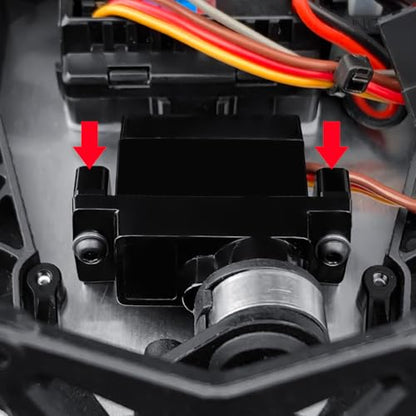 Aluminum Alloy Servo Fixing Mount Upgrade Parts | For Losi 1/16 Mini-B, For Losi 1/18 Mini-T 2.0, RC Car