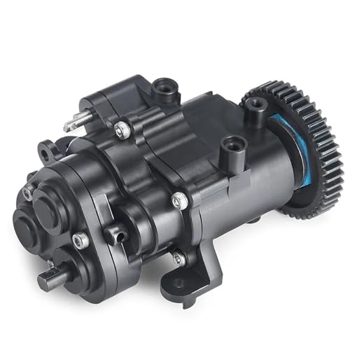 CNC Metal Gearbox with Shifting Slipper Clutch and Transmission Internal Gears Compatible with 1/10 RC Crawler TRX6 G63