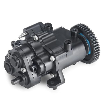 CNC Metal Gearbox with Shifting Slipper Clutch and Transmission Internal Gears Compatible with 1/10 RC Crawler TRX6 G63