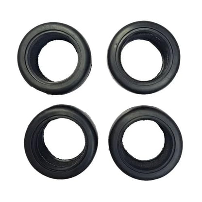 4Pcs 58mm Tires with 12mm Hex Wheels and Sponge Compatible with 1/10 1/12 Scale RC Drift Cars Including 3 M4 M5 TCR M04 M05 Models