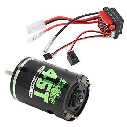 VGEBY RC Brushed Motor ESC, High Performance 360A Speed Controller 1/10 Scale Electronic Speed Control for RC Car Racing Enthusiasts Off-Road Vehicles Hobbyists
