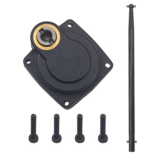 Exhaust Pipe Tubing,Silicone Exhaust Extension Tube & Electric Roto Starter E-Start Backplate Power Back Cover 11012 & Drill Start Wand Power Starter Shaft Rod Pin End 11003
