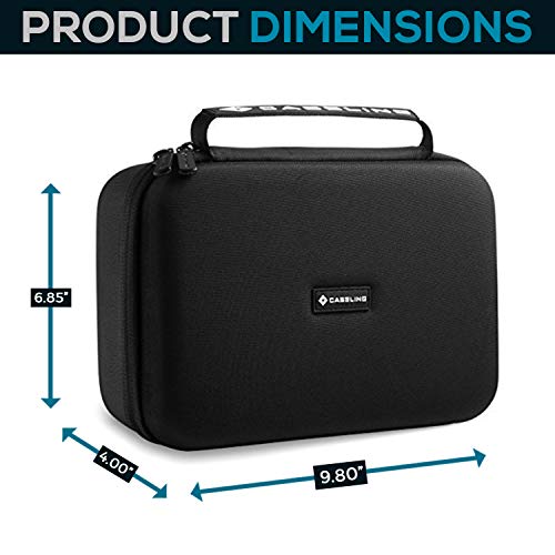caseling Hard Case for GB70 & GBX75 Car Battery Jump Starter | Fits GB70 & GBX75 car battery boosters, shockproof EVA shell, mesh pocket for jumper cables, durable carry handle