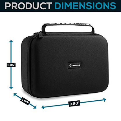caseling Hard Case for GB70 & GBX75 Car Battery Jump Starter | Fits GB70 & GBX75 car battery boosters, shockproof EVA shell, mesh pocket for jumper cables, durable carry handle