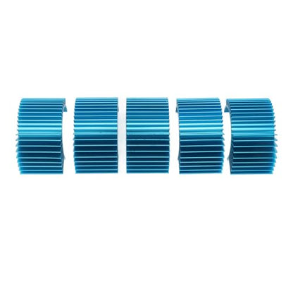 Motor Heatsink Aluminum Alloy Cooler Heat Sink 36mm for 540 550 3650 3660 RC Motor 5 Pack for Brushed Brushless Car Boat Cooling and Replacement Use