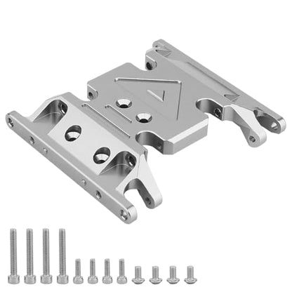 1pc Metal Aluminum Alloy Transmission Holder Skid Plate for 1/10 RC Crawler Axial SCX10 II 90046 AXI90075 Upgrade Parts