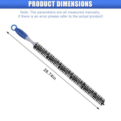 Long Handle Car Engine Cleaning Brush, Hard Bristle Automotive Wash Brushes, Flexible Bendable Vehicle Detailing Brush for Car Radiator Dryer Vent, Engine Oil Residue (1PC) - size: 1PC