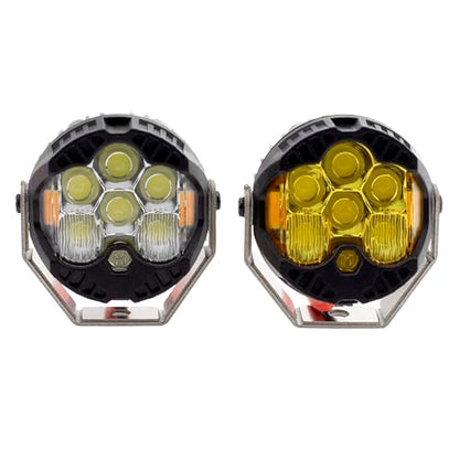 MEUS RACING RC Car LED Lights Kit - 1/10 Scale RC Crawler Accessories for Axial SCX10, Wraith, Traxxas TRX4 & TRX6, Redcat Gen8 Upgrades Parts (2pcs Hive Lights) - style: 2pcs Hive Lights
