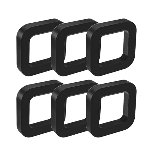 6PCS Car Hitch Receiver Silencer Pad, 2 Inch Automotive Provide Cushion Reduces Rattle and Noise, Adjustable Vehicle Hitch Receiver Silencer Pad Accessories, Universal Fit