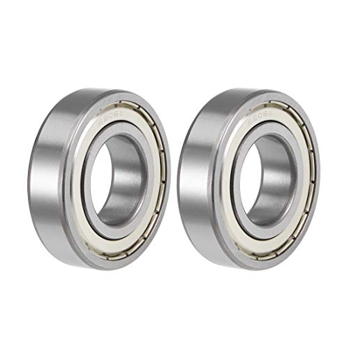 uxcell 6206ZZ Deep Groove Ball Bearings Z2 30mm X 62mm X 16mm Double Shielded Carbon Steel 2pcs - size: 30mmx62mmx16mm