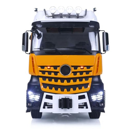 wheelfun 1/14 Metal RTR DIY RC Tractor Trucks 8x8 for Remote Control Cars Upgraded Equipment Rack 3Grade Gear Box Hobby Grade Model