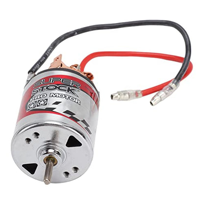 Generic 540 Brushed Motor, Iron with External Replaceable Carbon Brush, High Torsion Strong Magnetic Force for RC Climbing Car Axial Scx10 1/10 Refitting (40T) - size: 40T