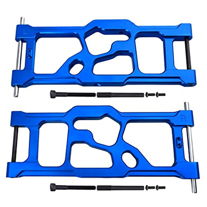 Aluminum Rear Lower Suspension Arms for ARRMA Kraton 8S BLX 1/5 Scale RC Truck (1 Pair), Replaces ARA330590 Upgrades (Blue) - color: Blue