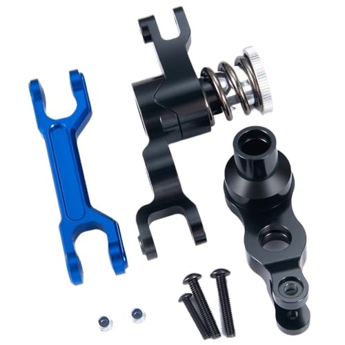 Aluminum Alloy Steering Assembly Bellcranks Support Servo Saver Spring for X-Maxx 1/5 RC Car Monster Truck Upgrade Parts