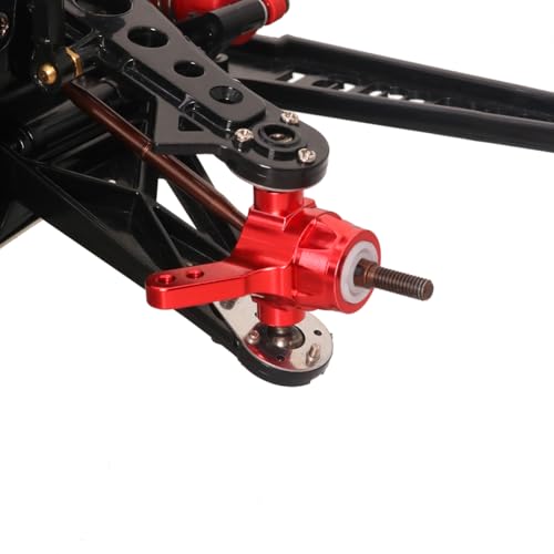 KYX Racing Aluminum Front Steering Knuckles Upgrades Parts Accessories for 1/10 Rc Crawler Tamiya Hotshot II