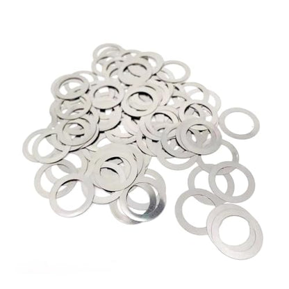 320pcs Flat Washer Assortment Kit, 304 Stainless Steel Thin Gasket 0.5/0.8/1mm Thickness, 15 Different Assorted Sizes M3~M20 Shim Washers for Bolt Screws(0.5mm Thickness Kit) - size: 0.5mm Thickness Kit