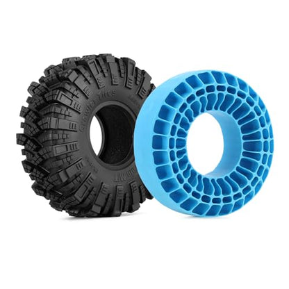 INJORA Silicone Rubber Insert for 118-122mm 4.75" OD 1.9" Tire, Blue - color: Blue