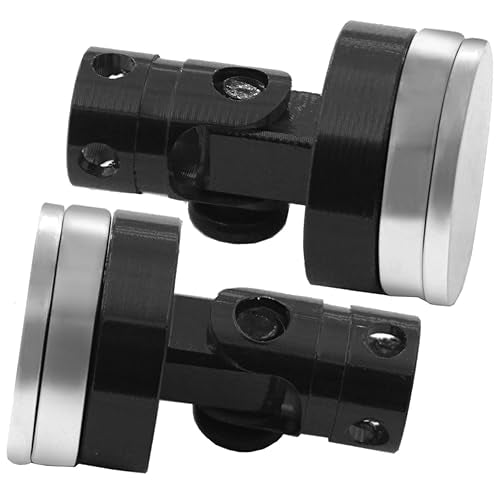 ShareGoo 4PCS RC Magnetic Body Post,Alloy Magnetic Stealth Invisible Body Shell Mount Column Compatible with HSP Redcat Himoto Traxxas SCX10 4WD 1/10 RC Car (Black)