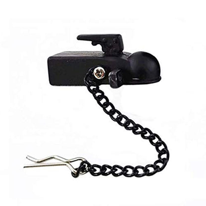 ShareGoo Metal Hitch Trailer Hook Ball Buckle Simulation Link Component Compatible with Traxxas TRX-4 90046 90047 SCX10 1/10 RC Crawler Car,Black