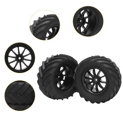 12mm Hex RC Truck Tires, daitoku RC Tires and Wheels for TRAXXAS 1/16 E-Revo Rlaarlo HSP 94186 16208 16209 16210 WLtoys 144001 MJX16208 HBX2105A 3101A