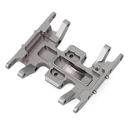 INJORA RC Skid Plate for Axial SCX24 Bronco Gladiator Deadbolt C10 Upgrades Parts 1/24 RC Crawler(Grey) - color: Grey