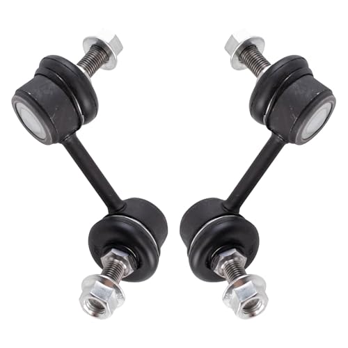 TRQ Rear Driver and Passenger Side Sway Bar Link Set 2 Piece Compatible with 2001-2006 Lexus LS430 - style: PSA34653