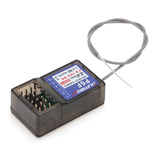 DUMBORC P6F 2.4G 6 Channel Rc Receiver for RC Car Boat Used for DUMBORC X4 X6 Transmitter
