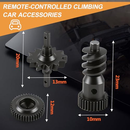Transmission Gearbox Gears Set Mod 0.3 for Axial SCX30 SCX24 Ford Bronco Jeep Wrangler JLU K10 RC Crawler with Tool Kit