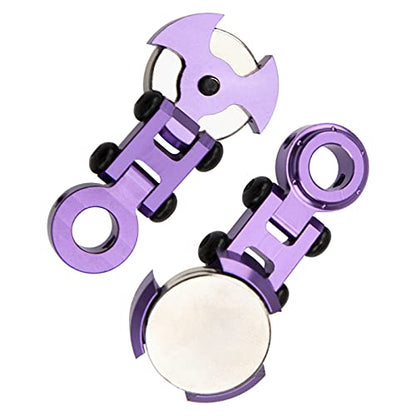 ShareGoo 4Pack Metal Magnetic Stealth Invisible Body Post Mount Upgrade Parts Compatible with Axial SCX10 HSP Redcat D90 1/10 RC Crawler Drift Car Truck (Purple) - color: Purple