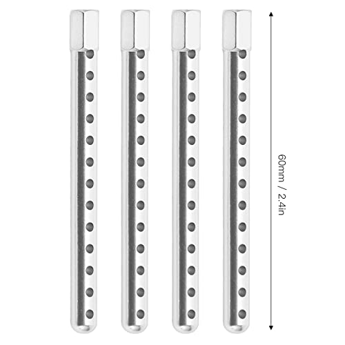 RC Body Post High Strength Aluminum Alloy RC Car Shell Column with Buckle for HSP 94102 94122 94103 94123 1/10 Scale RC Cars (Silver) - color: Silver