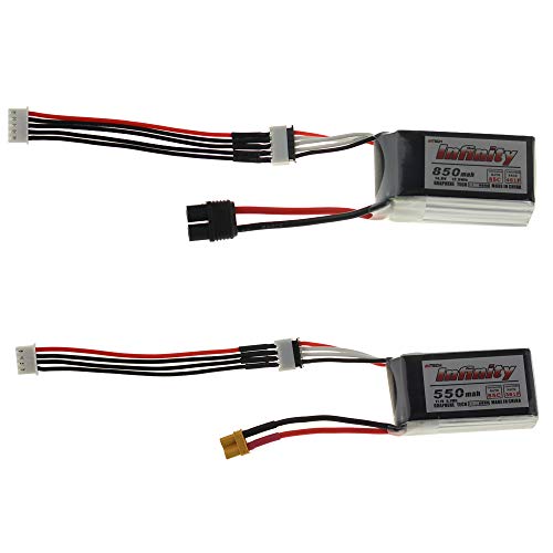 SoloGood 10PCS JST-XH 2S/ 3S/ 4S/ 5S/ 6S Battery Balance Plug Extension Lead 22AWG Silicone Wire Balance Leads Extension Cable for LiPo Batteries Balance Charging(Each Size 2pcs)