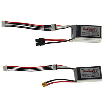 SoloGood 10PCS JST-XH 2S/ 3S/ 4S/ 5S/ 6S Battery Balance Plug Extension Lead 22AWG Silicone Wire Balance Leads Extension Cable for LiPo Batteries Balance Charging(Each Size 2pcs)