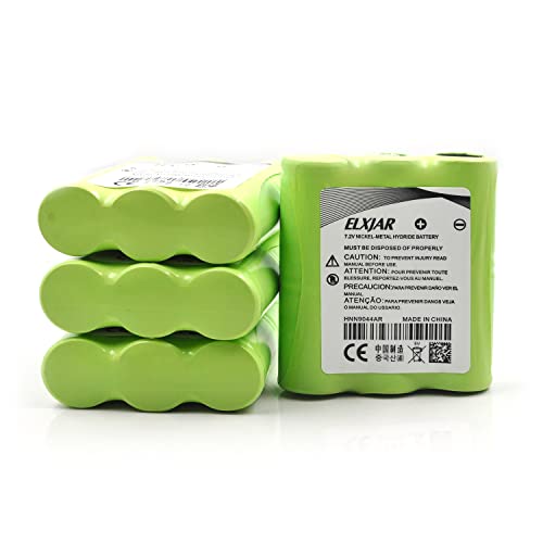 Coonyard (4-Pack) 7.2V 1200mAh Ni-MH HNN9044 Battery for P50, P60 Radios | Fits HNN9044A, HNN9044AR, HNN9056, BP-38, BP-39, BT-1013, BT-537, BP-40 and FRS-008 compatible battery applications.